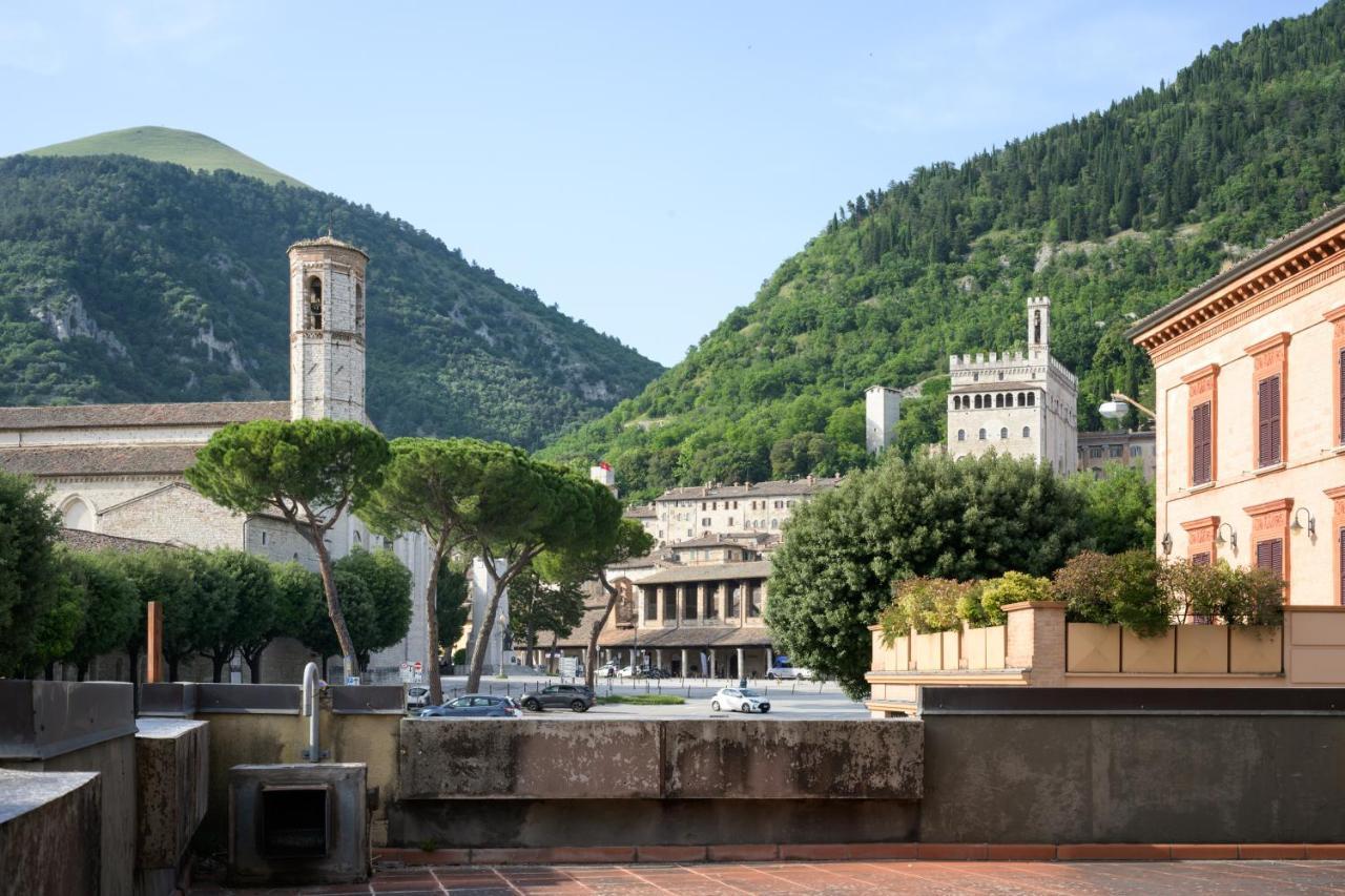 Hotel San Marco Gubbio Bagian luar foto
